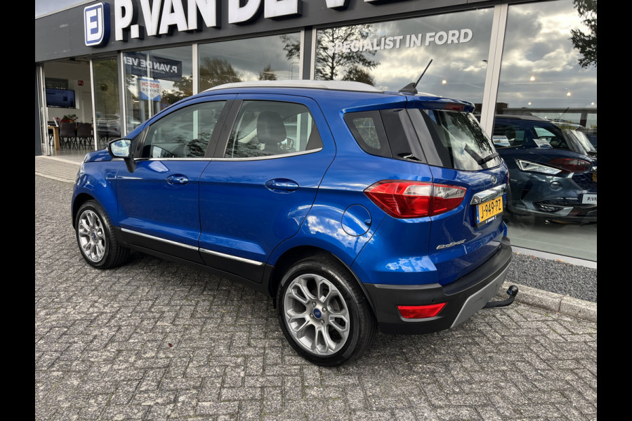 Ford EcoSport 1.0 EcoBoost Titanium 125pk/92kW 6-bak | Trekhaak | 17 inch | Navigatie | Camera | Half leder | Ambient Light | etc. etc. Ford EcoSport 1.0 EcoBoost Titanium 125pk/92kW 6-bak | Trekhaak | 17 inch | Navigatie | Camera | Half leder | Ambient Light | etc. etc.