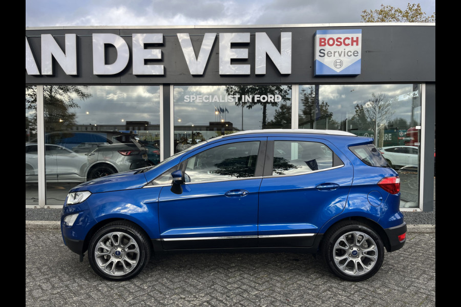 Ford EcoSport 1.0 EcoBoost Titanium 125pk/92kW 6-bak | Trekhaak | 17 inch | Navigatie | Camera | Half leder | Ambient Light | etc. etc. Ford EcoSport 1.0 EcoBoost Titanium 125pk/92kW 6-bak | Trekhaak | 17 inch | Navigatie | Camera | Half leder | Ambient Light | etc. etc.