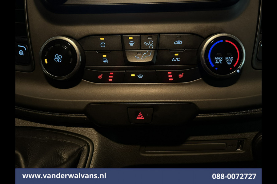 Ford Transit 2.0 TDCI 130pk L4H3 Jumbo Euro6 Airco | Camera | Cruisecontrol | Stoelverwarming | Verwarmde voorruit Parkeersensoren, Bijrijdersbank