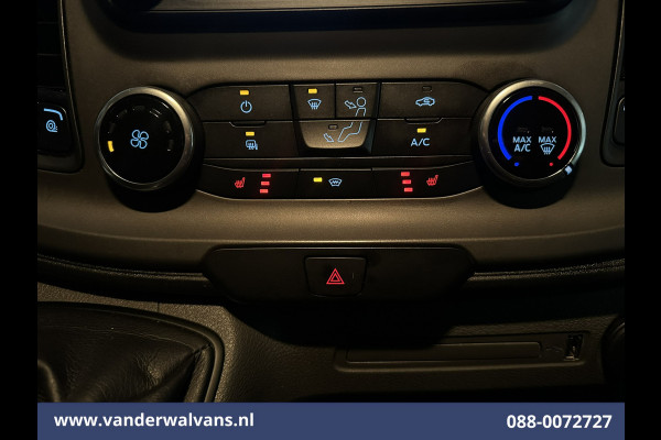 Ford Transit 2.0 TDCI 130pk L4H3 Jumbo Euro6 Airco | Camera | Cruisecontrol | Stoelverwarming | Verwarmde voorruit Parkeersensoren, Bijrijdersbank