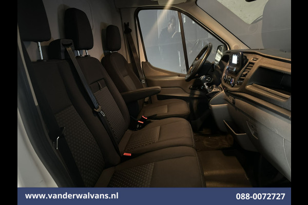 Ford Transit 2.0 TDCI 130pk L4H3 Jumbo Euro6 Airco | Camera | Cruisecontrol | Stoelverwarming | Verwarmde voorruit Parkeersensoren, Bijrijdersbank