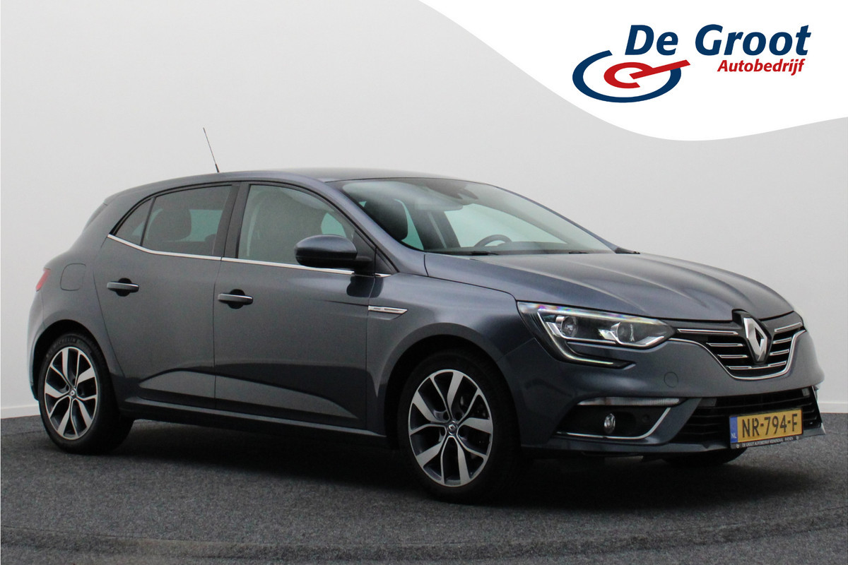 Renault Mégane 1.2 TCe Bose Leder/Stof, Camera, Cruise, Navigatie, DAB, PDC, Trekhaak, 17'' Renault Mégane 1.2 TCe Bose Leder/Stof, Camera, Cruise, Navigatie, DAB, PDC, Trekhaak, 17''