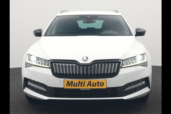 Škoda Superb Combi 1.4 TSI iV Sportline Business Plug In Hybrid 218pk Dealer O.H PHEV | Trekhaak Af Fabriek | Adaptive Cruise | Alcantara Sportstoelen Memory & Verwarmd | Canton Audio | Apple Carplay | Stuur Verwarmd | Keyless | Sfeerverlichting |  Navigatie | DAB | Škoda Superb Combi 1.4 TSI iV Sportline Business Plug In Hybrid 218pk Dealer O.H PHEV | Trekhaak Af Fabriek | Adaptive Cruise | Alcantara Sportstoelen Memory & Verwarmd | Canton Audio | Apple Carplay | Stuur Verwarmd | Keyless | Sfeerverlichting |  Navigatie | DAB |