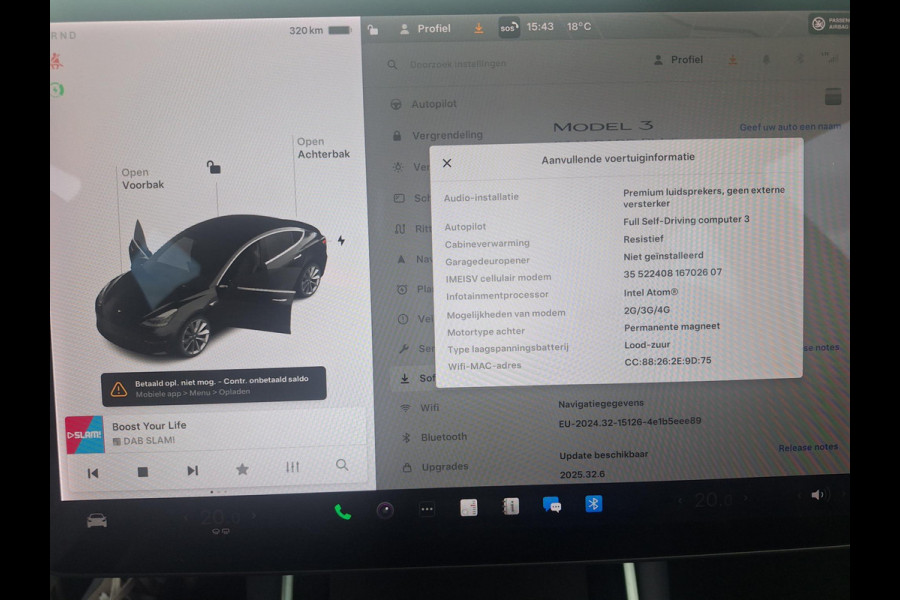 Tesla Model 3 Standard RWD Plus 60 kWh | SOH: 88% | AUTOPILOT+19" LMV | Leder | occasion Tesla Model 3 Standard RWD Plus 60 kWh | SOH: 88% | AUTOPILOT+19" LMV | Leder | occasion
