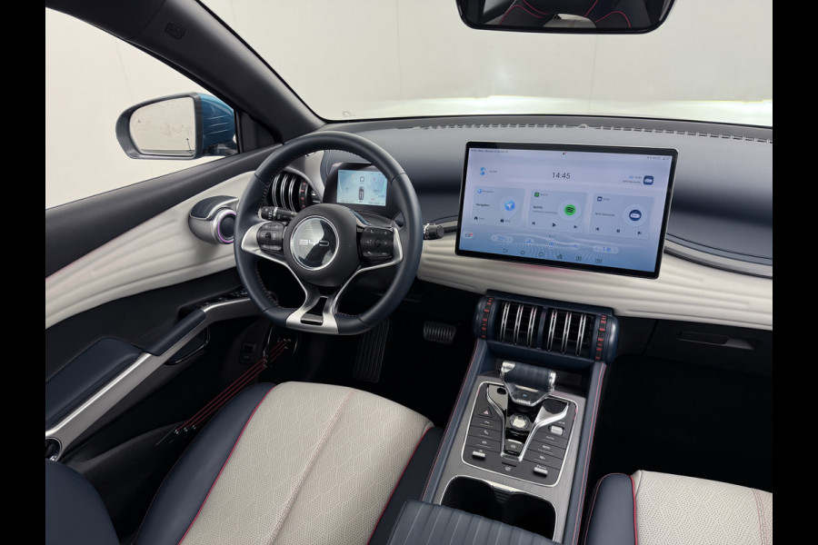 BYD ATTO 3 60kWh Design SOH 96% Panoramadak Leder+Elektr.Verst. Warmtepomp Adaptieve Cruise 360°Camera Apple Carplay Android Auto Elektr.Ac Verkeersbord detectie WiFi DAB Led Rijstrooksensor Keyless Smartphone Entry Fabrieksgarantie tot 12-12-2030 /150.000km Garantie op de LFP Accu tot 12-12-2030/200.000km €44.000,- Nieuw!