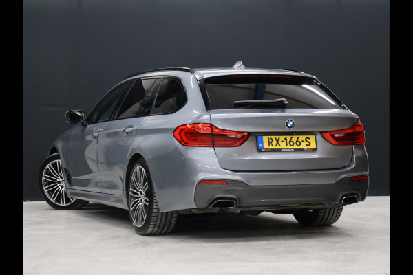 BMW 5 Serie Touring 530i High Executive M-Sport [TREKHAAK INKLAPBAAR, SCHUIFKANTELDAK, MEMORY SEATS, HARMAN/KARDON, APPLE CARPLAY, ADAPTIVE LED, 360 CAMERA, HEAD-UP, ADAPTIVE CRUISE, VOL LEDER, STOELVERWARMING, CLIMATE, NIEUWSTAAT]