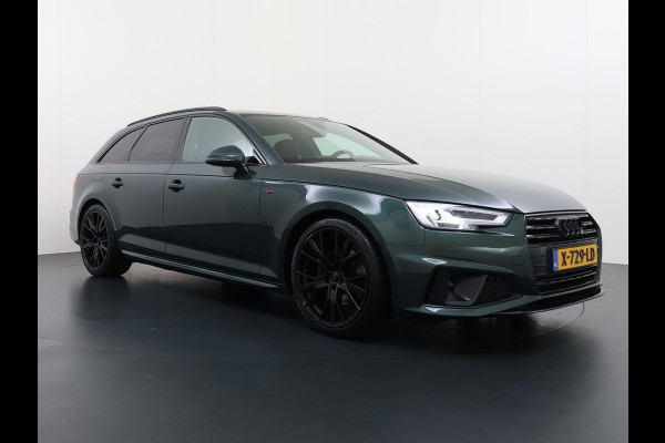Audi A4 Avant 35 TFSI Sport S line black edition UNIEKE KLEUR| ELEK. TREKHAAK| ELEK. KLEP| S-LINE BINNEN- BUITEN | RIJKLAAR INCL. 12 MND BOVAG GARANTIE