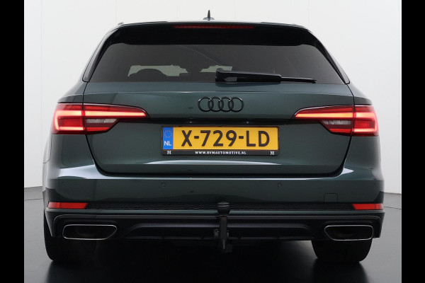 Audi A4 Avant 35 TFSI Sport S line black edition UNIEKE KLEUR| ELEK. TREKHAAK| ELEK. KLEP| S-LINE BINNEN- BUITEN | RIJKLAAR INCL. 12 MND BOVAG GARANTIE