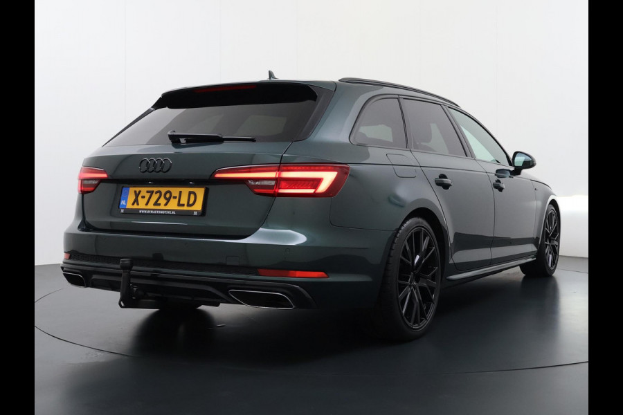 Audi A4 Avant 35 TFSI Sport S line black edition UNIEKE KLEUR| ELEK. TREKHAAK| ELEK. KLEP| S-LINE BINNEN- BUITEN | RIJKLAAR INCL. 12 MND BOVAG GARANTIE