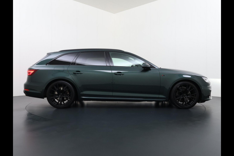 Audi A4 Avant 35 TFSI Sport S line black edition UNIEKE KLEUR| ELEK. TREKHAAK| ELEK. KLEP| S-LINE BINNEN- BUITEN | RIJKLAAR INCL. 12 MND BOVAG GARANTIE