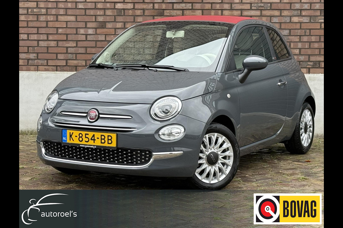 Fiat 500C 1.0 Hybrid Lounge / Cabrio Elektrisch Dak / Cruise Control / 1e Eigenaar / NED-FIAT Fiat 500C 1.0 Hybrid Lounge / Cabrio Elektrisch Dak / Cruise Control / 1e Eigenaar / NED-FIAT