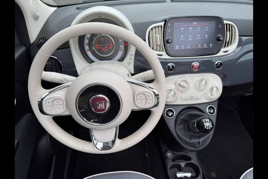 Fiat 500C 1.0 Hybrid Lounge / Cabrio Elektrisch Dak / Cruise Control / 1e Eigenaar / NED-FIAT Fiat 500C 1.0 Hybrid Lounge / Cabrio Elektrisch Dak / Cruise Control / 1e Eigenaar / NED-FIAT
