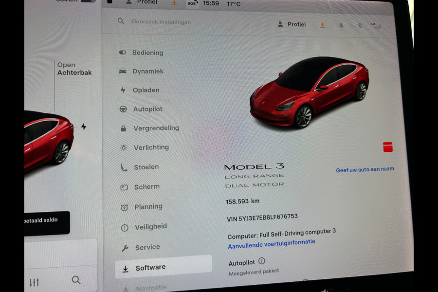 Tesla Model 3 Long Range AWD 75 kWh 87% SOH Trekhaak (1.000kg) Rijklaarprijs! Tesla Model 3 Long Range AWD 75 kWh 87% SOH Trekhaak (1.000kg) Rijklaarprijs!