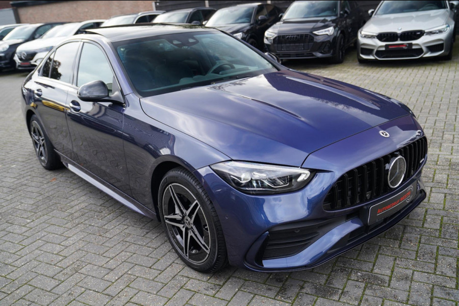 Mercedes-Benz C-Klasse 300 e star Edition AMG Line Plus | Panorama | Carbon | Camera | LED koplampen | Memory | sfeerverlichting