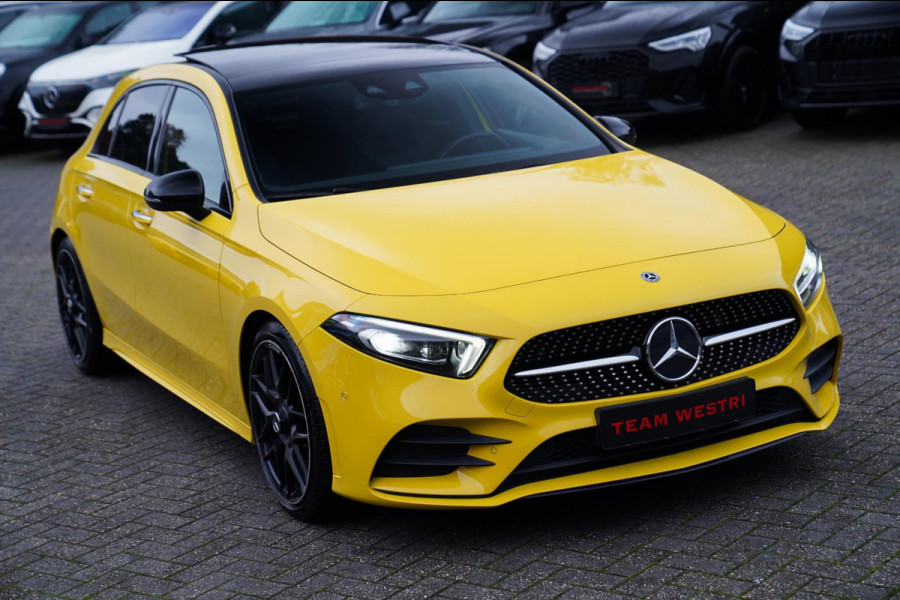 Mercedes-Benz A-Klasse 180 Premium Plus | AMG Pakket | Panorama | Leder/alcantara | Elektrisch verstelbare voorstoelen | LED | CAM Mercedes-Benz A-Klasse 180 Premium Plus | AMG Pakket | Panorama | Leder/alcantara | Elektrisch verstelbare voorstoelen | LED | CAM