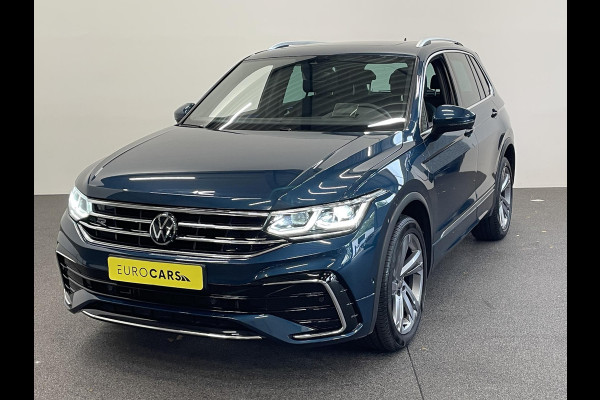 Volkswagen Tiguan 1.4 TSI eHybrid 245pk DSG R-Line Platinum Panoramadak Trekhaak Navigatie Apple Carplay/Android Auto Camera Parkeersensoren Adaptive Cruise Control Matrix Ledverlichting Stoel- en stuurverwarming Climate Control