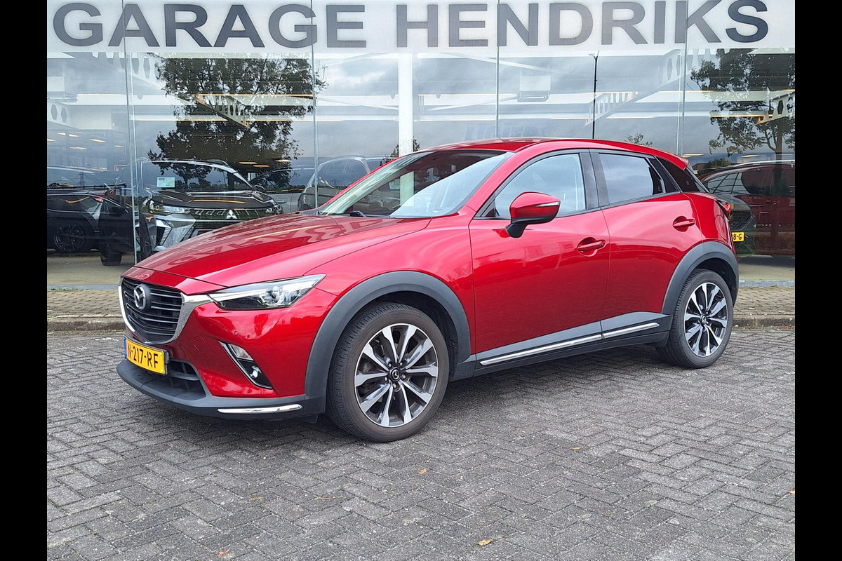 Mazda CX-3 2.0 SkyActiv-G 120 GT-M | Full LED | Dealer onderhouden | Camera | Cruise | Climate | Stoelverwarming | occasion Mazda CX-3 2.0 SkyActiv-G 120 GT-M | Full LED | Dealer onderhouden | Camera | Cruise | Climate | Stoelverwarming | occasion