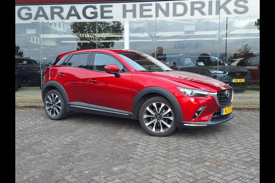 Mazda CX-3 2.0 SkyActiv-G 120 GT-M | Full LED | Dealer onderhouden | Camera | Cruise | Climate | Stoelverwarming | occasion Mazda CX-3 2.0 SkyActiv-G 120 GT-M | Full LED | Dealer onderhouden | Camera | Cruise | Climate | Stoelverwarming | occasion