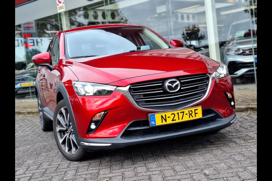 Mazda CX-3 2.0 SkyActiv-G 120 GT-M | Full LED | Dealer onderhouden | Camera | Cruise | Climate | Stoelverwarming | occasion Mazda CX-3 2.0 SkyActiv-G 120 GT-M | Full LED | Dealer onderhouden | Camera | Cruise | Climate | Stoelverwarming | occasion