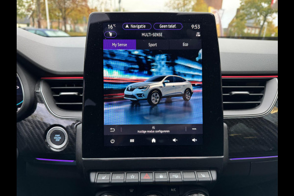 Renault Arkana 1.6 E-Tech Hybrid 145 R.S. Line Elektr verst voorstoel / Stoel & stuurwiel verw. / Groot navi Renault Arkana 1.6 E-Tech Hybrid 145 R.S. Line Elektr verst voorstoel / Stoel & stuurwiel verw. / Groot navi