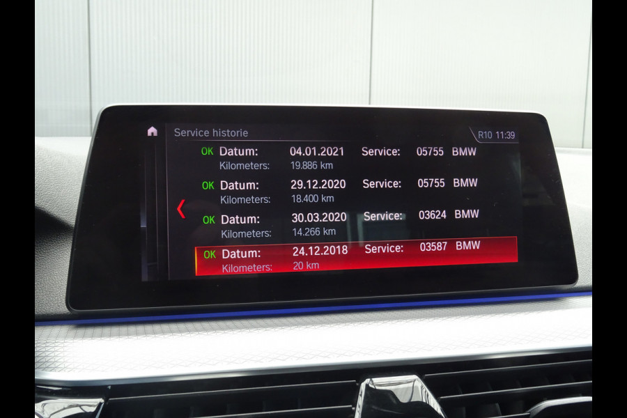 BMW 5 Serie 520i High Executive * LEER * M-PAKKET * DEALER ONDERH. !! BMW 5 Serie 520i High Executive * LEER * M-PAKKET * DEALER ONDERH. !!