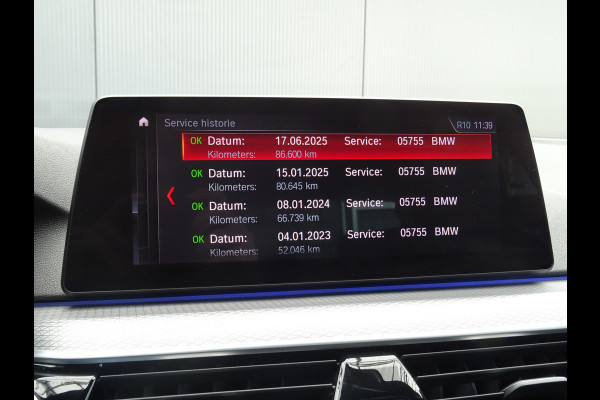 BMW 5 Serie 520i High Executive * LEER * M-PAKKET * DEALER ONDERH. !! BMW 5 Serie 520i High Executive * LEER * M-PAKKET * DEALER ONDERH. !!