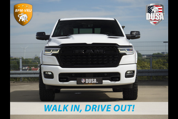 Dodge Ram | 1500 | Limited | Night | 3.0L Twin-Turbo I6 | High Output | | Passenger Display | 14,4 Touch Screen | Harman Kardon | RAMBOX Getoonde accessoires zijn verkrijgbaar tegen meerprijs