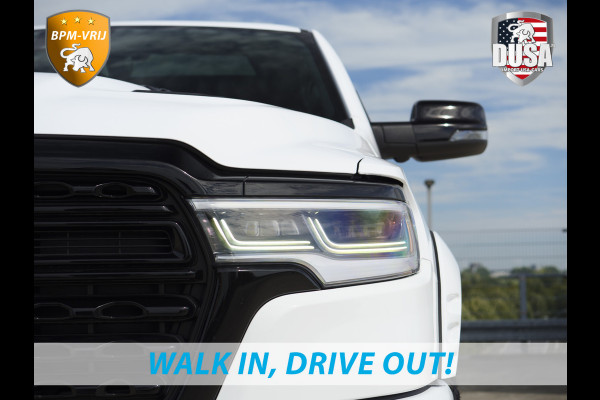 Dodge Ram | 1500 | Limited | Night | 3.0L Twin-Turbo I6 | High Output | | Passenger Display | 14,4 Touch Screen | Harman Kardon | RAMBOX Getoonde accessoires zijn verkrijgbaar tegen meerprijs
