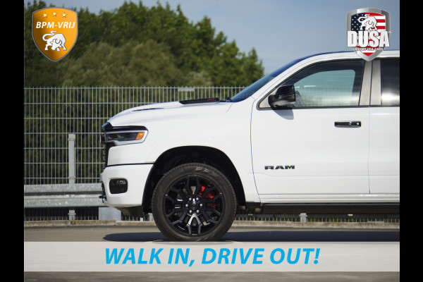Dodge Ram | 1500 | Limited | Night | 3.0L Twin-Turbo I6 | High Output | | Passenger Display | 14,4 Touch Screen | Harman Kardon | RAMBOX Getoonde accessoires zijn verkrijgbaar tegen meerprijs