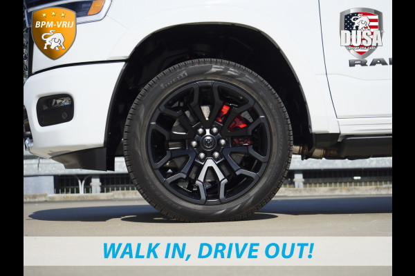 Dodge Ram | 1500 | Limited | Night | 3.0L Twin-Turbo I6 | High Output | | Passenger Display | 14,4 Touch Screen | Harman Kardon | RAMBOX Getoonde accessoires zijn verkrijgbaar tegen meerprijs