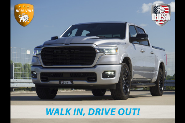 Dodge Ram | 1500 | Laramie | Sport | 3.0L I6 Hurricane | Crew Cab | 4X4 | BPM-VRIJ | Panorama | Billet Silver | SPORT Getoonde accessoires zijn verkrijgbaar tegen meerprijs