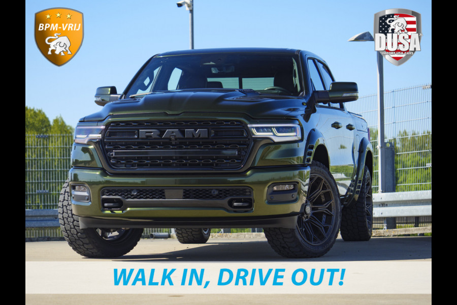 Dodge Ram | 1500 | Limited | 3.0L Twin-Turbo I6 | High Output | BPM-VRIJ | Passenger Display | 14,4 Touch Screen | Harman Kardon | RAMBOX Getoonde accessoires zijn verkrijgbaar tegen meerprijs