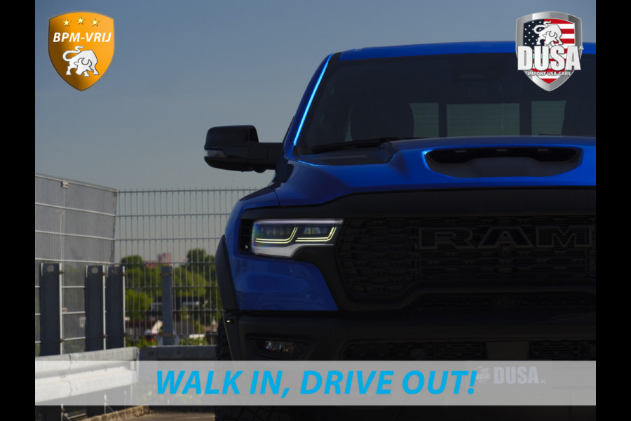Dodge Ram | RHO | 3.0L Twin-Turbo I6 | 4x4 | Crew Cab Night Edtion | Panoramadak | 14,4-inch Touchscreen | Passenger Display | Getoonde accessoires zijn verkrijgbaar tegen meerprijs