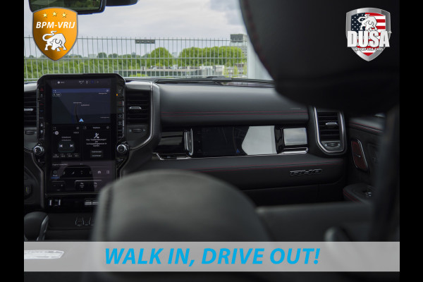 Dodge Ram | RHO | 3.0L Twin-Turbo I6 | 4x4 | Crew Cab Night Edtion | Panoramadak | 14,4-inch Touchscreen | Passenger Display | Getoonde accessoires zijn verkrijgbaar tegen meerprijs