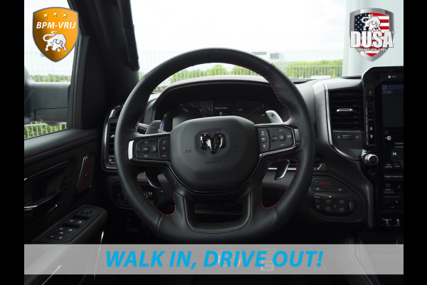 Dodge Ram | RHO | 3.0L Twin-Turbo I6 | 4x4 | Crew Cab Night Edtion | Panoramadak | 14,4-inch Touchscreen | Passenger Display | Getoonde accessoires zijn verkrijgbaar tegen meerprijs