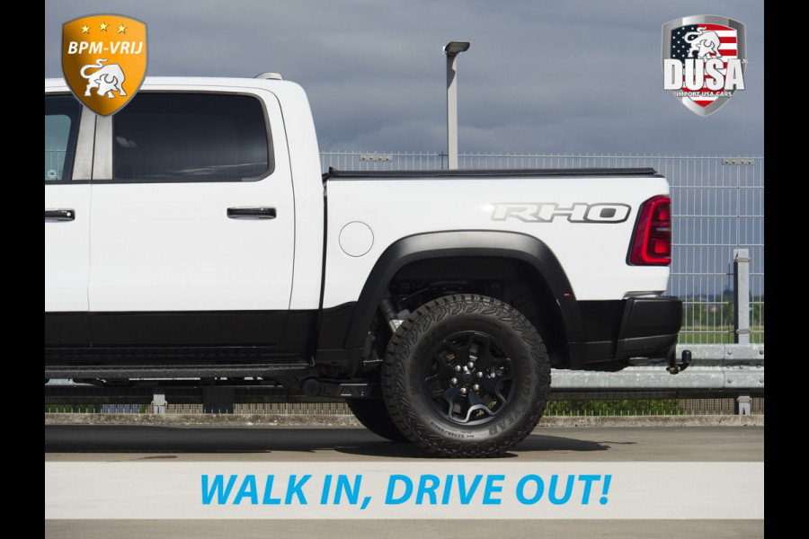 Dodge Ram | RHO | 3.0L Twin-Turbo I6 | 4x4 | Crew Cab TWIN-TURBO HIGH OUTPUT | Panoramadak | 14,4-inch Touchscreen | Passenger Display | Getoonde accessoires zijn verkrijgbaar tegen meerprijs