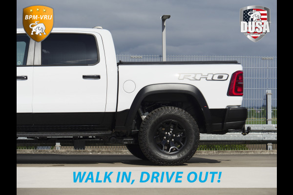 Dodge Ram | RHO | 3.0L Twin-Turbo I6 | 4x4 | Crew Cab TWIN-TURBO HIGH OUTPUT | Panoramadak | 14,4-inch Touchscreen | Passenger Display | Getoonde accessoires zijn verkrijgbaar tegen meerprijs