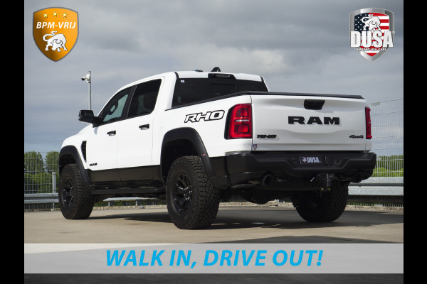 Dodge Ram | RHO | 3.0L Twin-Turbo I6 | 4x4 | Crew Cab TWIN-TURBO HIGH OUTPUT | Panoramadak | 14,4-inch Touchscreen | Passenger Display | Getoonde accessoires zijn verkrijgbaar tegen meerprijs