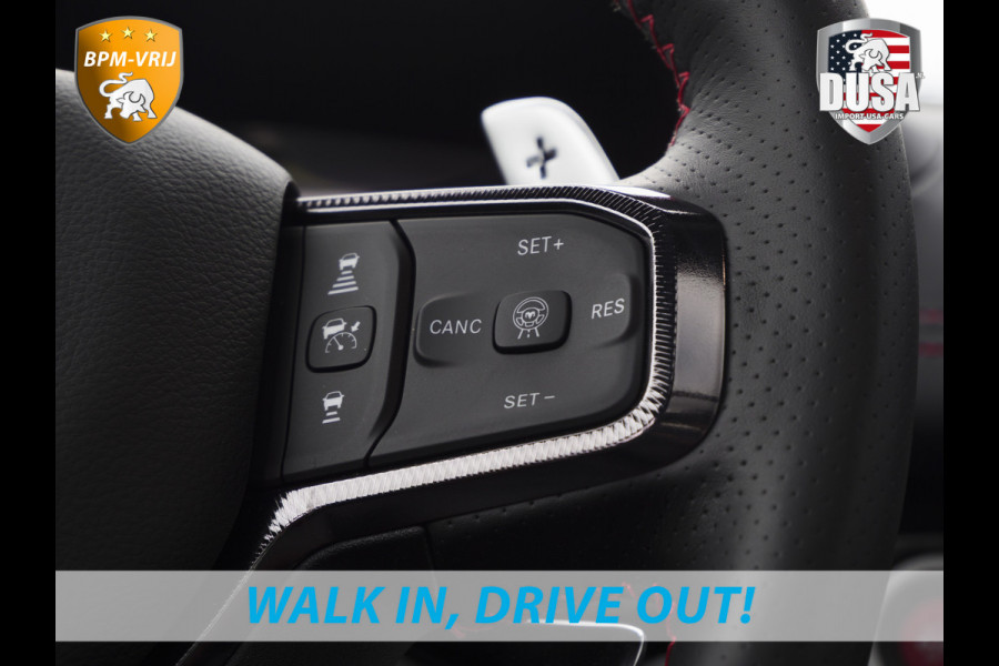 Dodge Ram | RHO | 3.0L Twin-Turbo I6 | 4x4 | Crew Cab TWIN-TURBO HIGH OUTPUT | Panoramadak | 14,4-inch Touchscreen | Passenger Display | Getoonde accessoires zijn verkrijgbaar tegen meerprijs