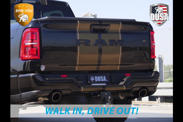 Dodge Ram | 1500 | Limited | 3.0L Twin-Turbo I6 | High Output | BPM-VRIJ | Passenger Display | 14,4 Touch Screen | RAMBOX Getoonde accessoires zijn verkrijgbaar tegen meerprijs