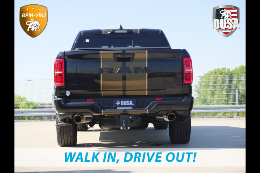 Dodge Ram | 1500 | Limited | 3.0L Twin-Turbo I6 | High Output | BPM-VRIJ | Passenger Display | 14,4 Touch Screen | RAMBOX Getoonde accessoires zijn verkrijgbaar tegen meerprijs