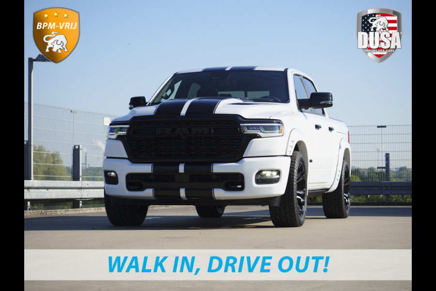 Dodge Ram | 1500 | Limited | 3.0L Twin-Turbo I6 | High Output | BPM-VRIJ Passenger Display | 14,4 Touch Screen | RAMBOX Getoonde accessoires zijn verkrijgbaar tegen meerprijs