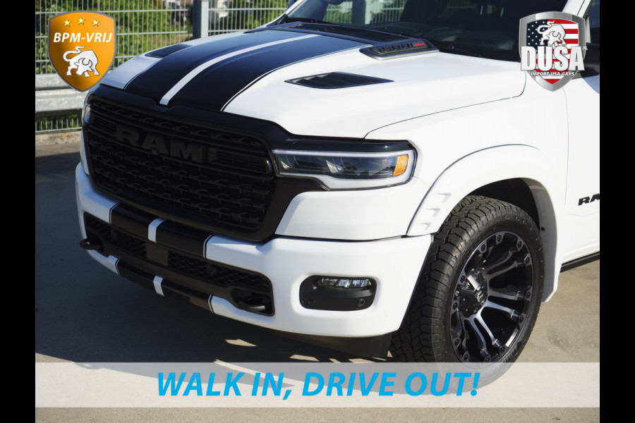 Dodge Ram | 1500 | Limited | 3.0L Twin-Turbo I6 | High Output | BPM-VRIJ Passenger Display | 14,4 Touch Screen | RAMBOX Getoonde accessoires zijn verkrijgbaar tegen meerprijs