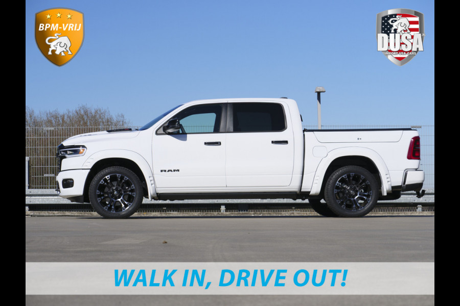 Dodge Ram | 1500 | Limited | Night | 3.0L Twin-Turbo I6 | High Output | BPM-VRIJ | Passenger Display | 14,4 Touch Screen | Harman Kardon | RAMBOX Getoonde accessoires zijn verkrijgbaar tegen meerprijs