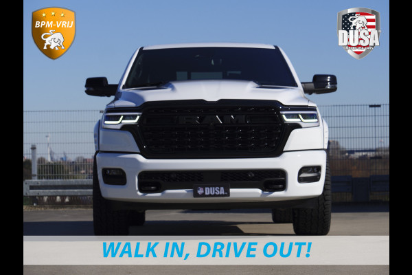 Dodge Ram | 1500 | Limited | Night | 3.0L Twin-Turbo I6 | High Output | BPM-VRIJ | Passenger Display | 14,4 Touch Screen | Harman Kardon | RAMBOX Getoonde accessoires zijn verkrijgbaar tegen meerprijs