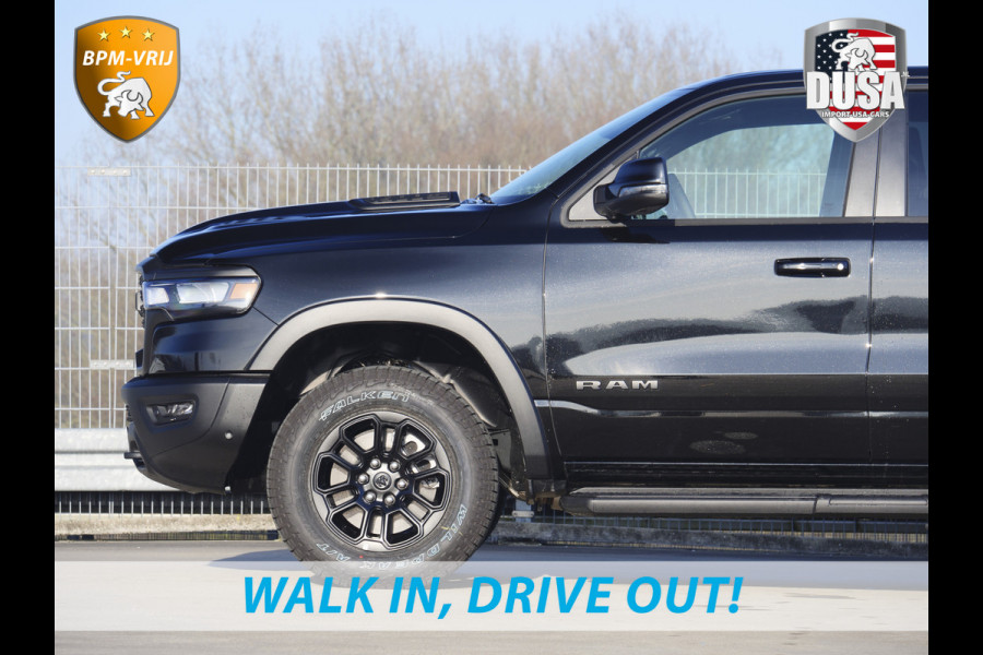Dodge Ram | 1500 | Rebel | Premium | 4x4 | Crew Cab | 3.0L Twin-turbo I6 | BPM-VRIJ | 10,2 inch Passenger Screen | Harman Kardon | Getoonde accessoires zijn verkrijgbaar tegen meerprijs