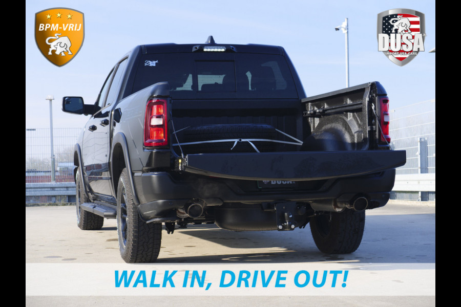 Dodge Ram | 1500 | Rebel | Premium | 4x4 | Crew Cab | 3.0L Twin-turbo I6 | BPM-VRIJ | 10,2 inch Passenger Screen | Harman Kardon | Getoonde accessoires zijn verkrijgbaar tegen meerprijs