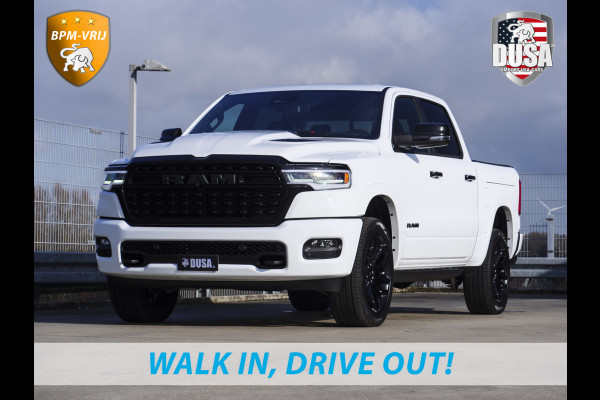 Dodge Ram | 1500 | Limited | Night | 3.0L Twin-Turbo I6 | High Output | BPM-VRIJ Massage stoelen | Harman Kardon | Passenger Display | RAMBOX Getoonde accessoires zijn verkrijgbaar tegen meerprijs