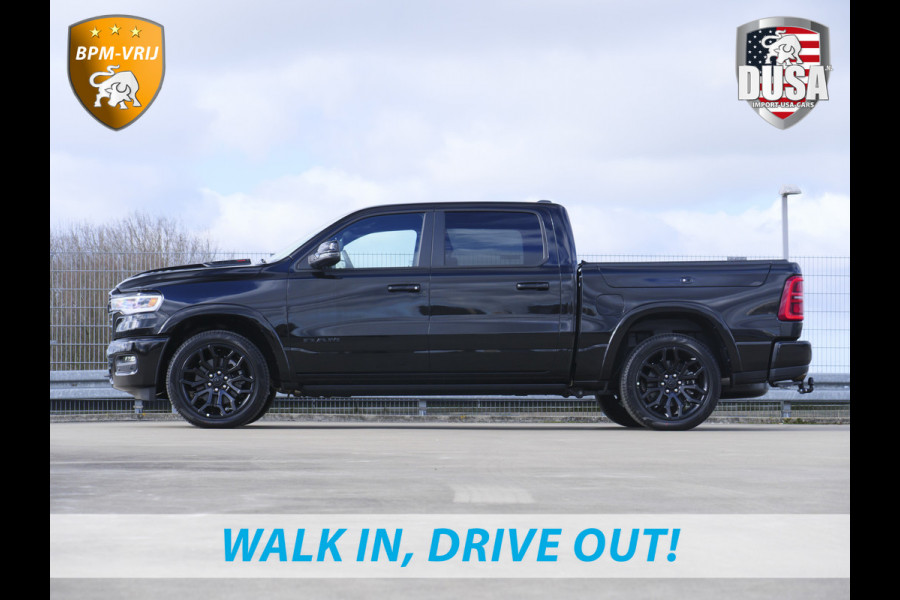 Dodge Ram | 1500 | Limited | Night | 3.0L Twin-Turbo I6 | High Output | BPM-VRIJ | Passenger Display | 14,4 Touch Screen | Harman Kardon | RAMBOX Getoonde accessoires zijn verkrijgbaar tegen meerprijs