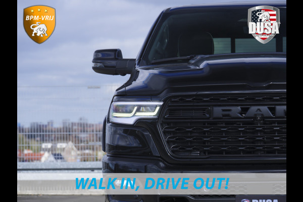 Dodge Ram | 1500 | Limited | Night | 3.0L Twin-Turbo I6 | High Output | BPM-VRIJ | Passenger Display | 14,4 Touch Screen | Harman Kardon | RAMBOX Getoonde accessoires zijn verkrijgbaar tegen meerprijs